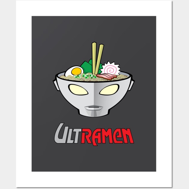 Ultraman Ramen Wall Art by s2pidpictures